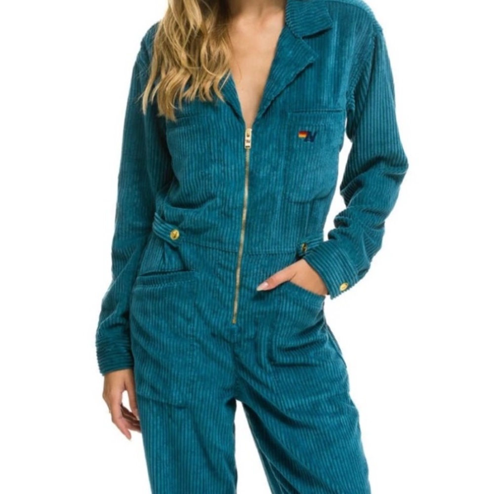 Aviator Nation Classic Flight Suit in Capri